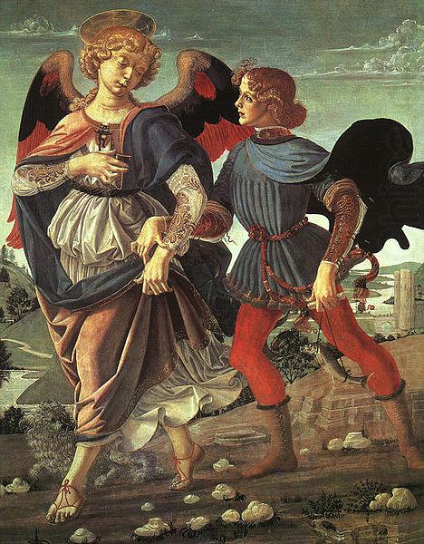 Andrea del Verrocchio Tobias und der Engel china oil painting image